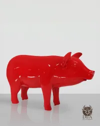 Animali in resina - Maiale personalizzabile