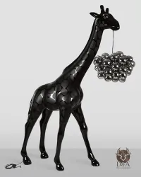 XL Giraf met hanglamp - originele design kroonluchter