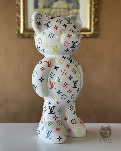 Ourson debout Louis Vuitton Monogrammes Couleur