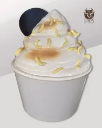 Eis im Topf für Eisdielen - Resin - Lebensmitteldekoration