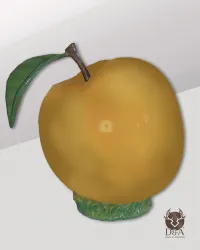 Pomme 3XL vernie Or ou Argent