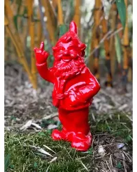 Zwerg macht einen Mittelfinger "ficken" - Déco et Artisanat - 7