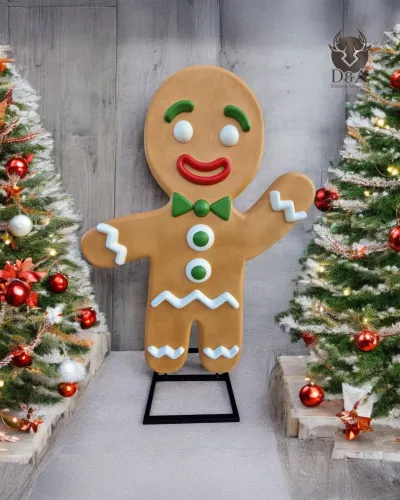 Mannele ou boneco de neve de São Nicolau - decoração de Natal