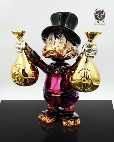Scrooge McDuck 2XL with bags of money - height 170 cm