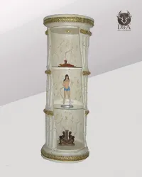 Greek Column L-Shaped Decorative Shelf