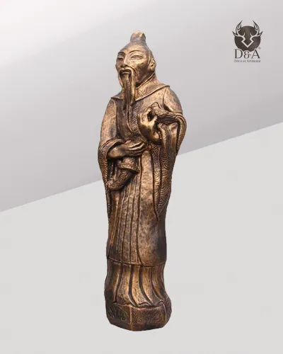 Decoração de Monge de Templo na Índia