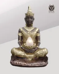 Bouddha assis lampe