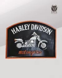 Harley Davidson Biker Stickerplaat