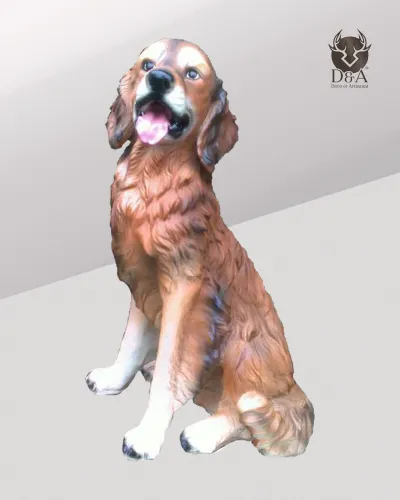 Dieren | Realistisch harsbeeld van een Ierse setter