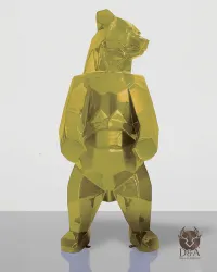 Bear statue for designer decoration