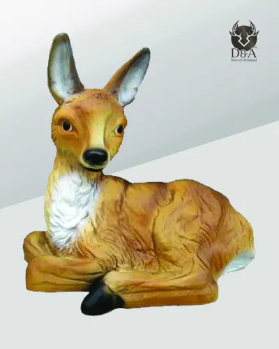 Cerf couché