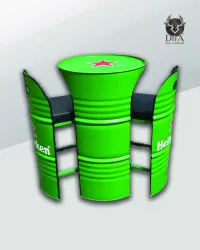 Conjunto de decoração industrial