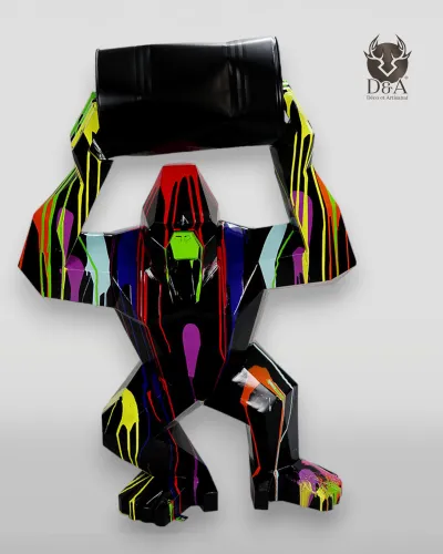 Gorille Tonneau à Facettes L Trash