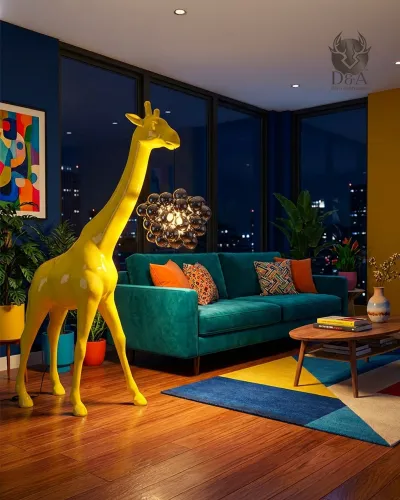 Girafe XL - animaux en résine