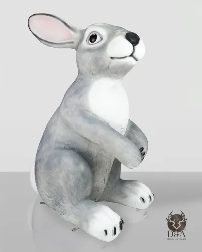 240cm Giant Rabbit Resin Statue, customizable for your decoration