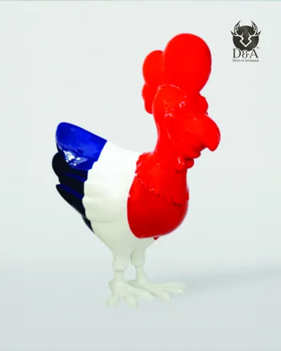 Cocorico, o Galo Gigante, é o mascote do time francês.