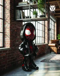 Spiderman in tuta - Statua urbana decorativa