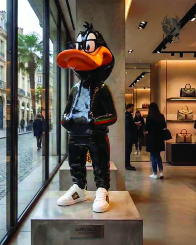 Gucci Duck - Decorative Designer Statue