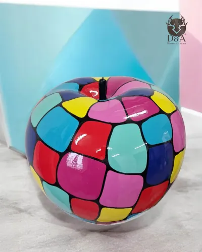 XXL Mehrfarbiger Apfel