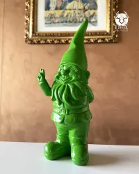 Nain de jardin Love and Peace, une idée cadeau originale pour une décoration contemporaine