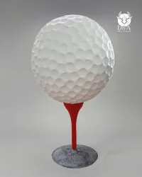 XL golf ball - Fiberglass resin object