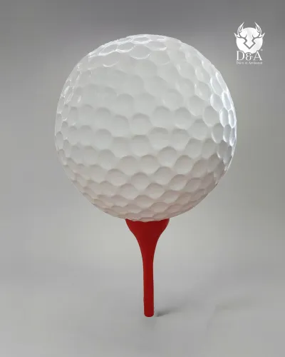 XL golf ball - Fiberglass resin object