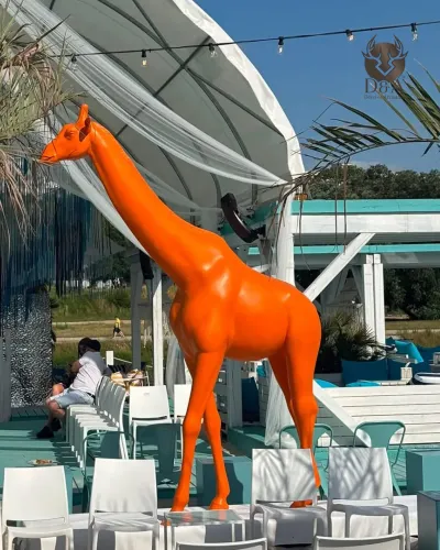 Design girafa 3XL - animais de resina