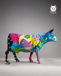 Vache Pastel Pop Art