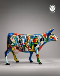 Vache cubiste