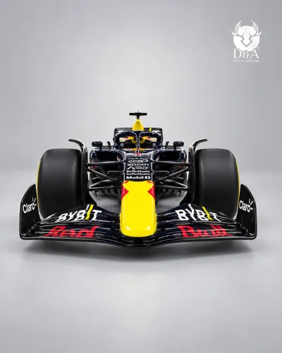 Réplique Formule 1 Red Bull Racing murale 180 cm – Sculpture déco racing Formula one