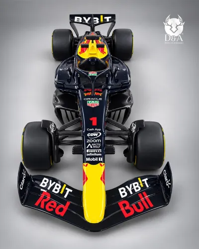 Réplique Formule 1 Red Bull Racing murale 180 cm – Sculpture déco racing Formula one