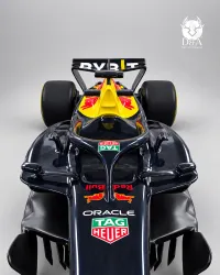 Réplique Formule 1 Red Bull Racing murale 180 cm – Sculpture déco racing Formula one