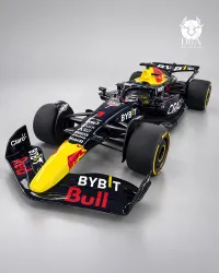 Red Bull Racing Formula 1 set + 2 decorative metal drums