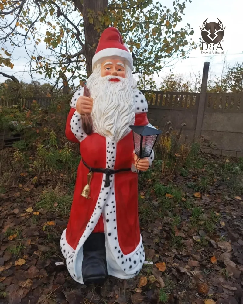 XXL Santa Claus with a Lamp - 1