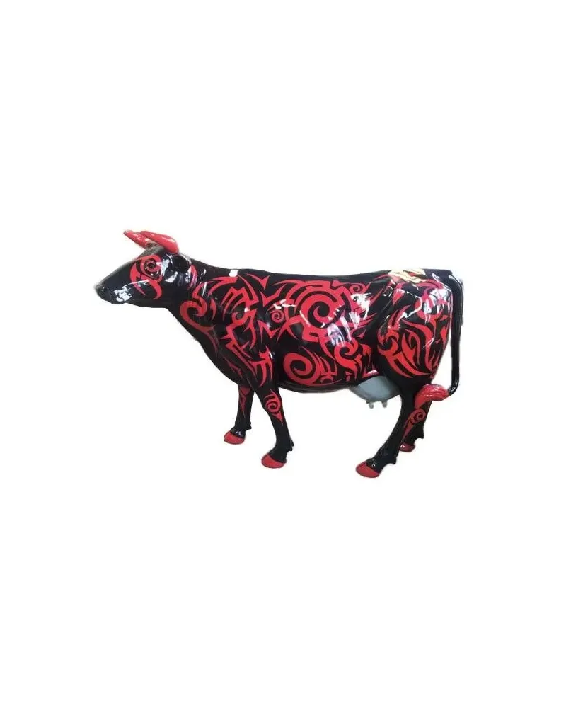 Vache MAORIE en résine polyester résistant au gel et à la pluie Vache MAORIE en résine polyester résistant au gel et à la pluie