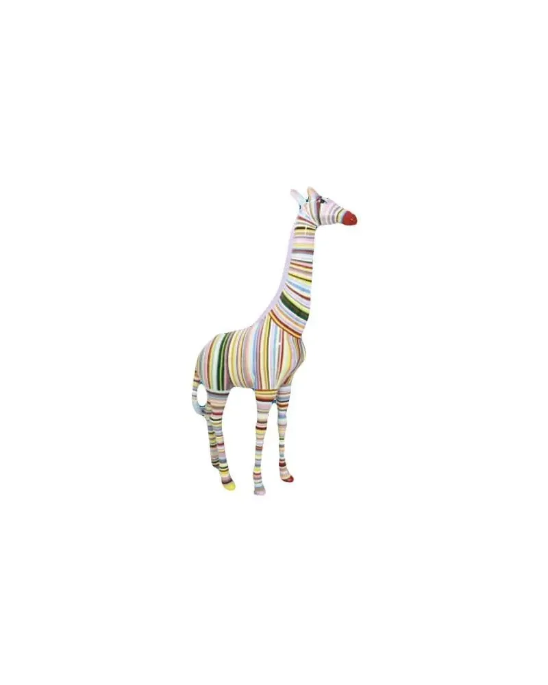 Animaux Grande Girafe Xl Rayures Fines En Resine Fibree Deco Et Artisanat