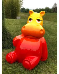 Hippo sitting XL OMBRE