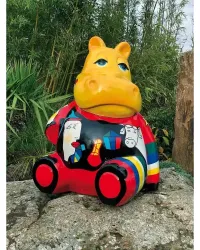 Hippopotame assis XL PICASSO