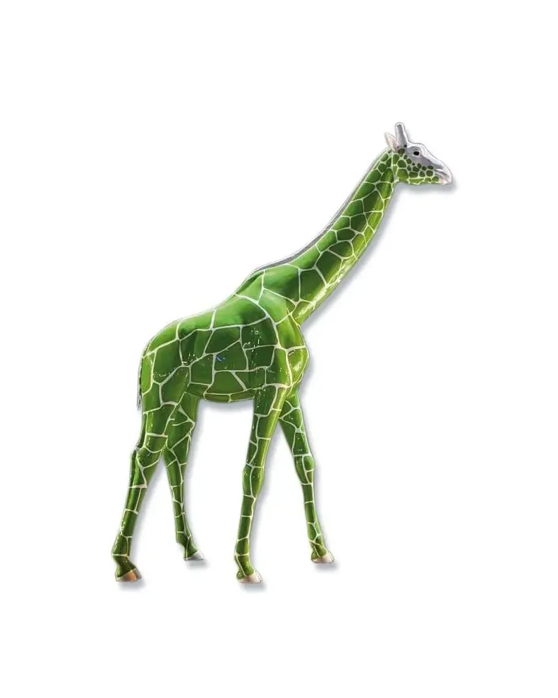 Girafe Grandeur Nature verte et blanche, résistant au gel, à la pluie et aux UV du soleil. Girafe Grandeur Nature verte et blanche, résistant au gel, à la pluie et aux UV du soleil.