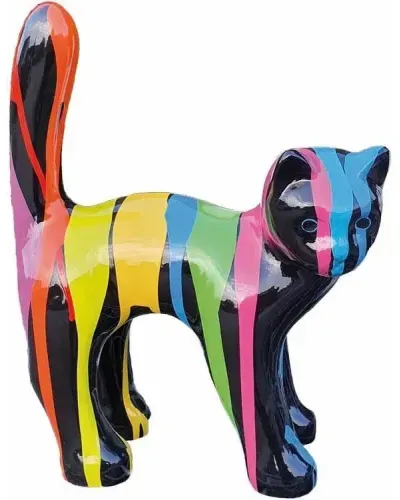 Statue Et Sculpture Decorative En Resine D Un Chat Trash Motif Trash 2 Deco Et Artisanat