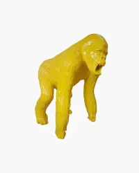 Gorille bouche ouverte