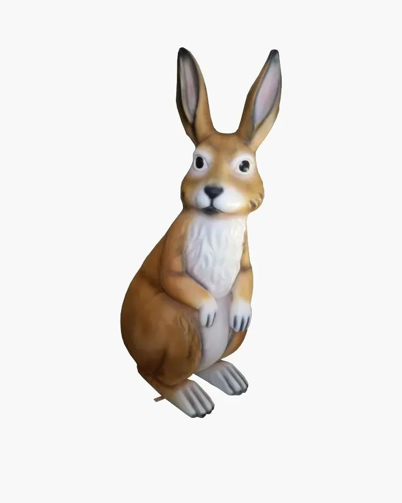 Lapin XL Réaliste en résine polyester résistant au gel, pluie et au soleil. Déco et Artisanat - 1 Lapin XL Réaliste en résine polyester résistant au gel, pluie et au soleil. Déco et Artisanat - 1