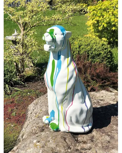 Pierre personnage Staffordshire Terrier chiot au Gel Résistant aux intempéries deco jardin personnage 