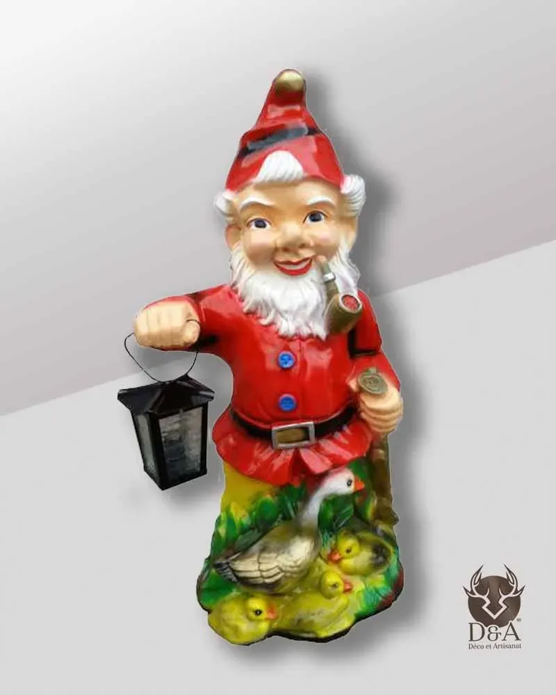 Statue Nain De Jardin Avec Brouette S, Le Cadeau Idéal Pour Votre Jardin | Déco Et Artisanat