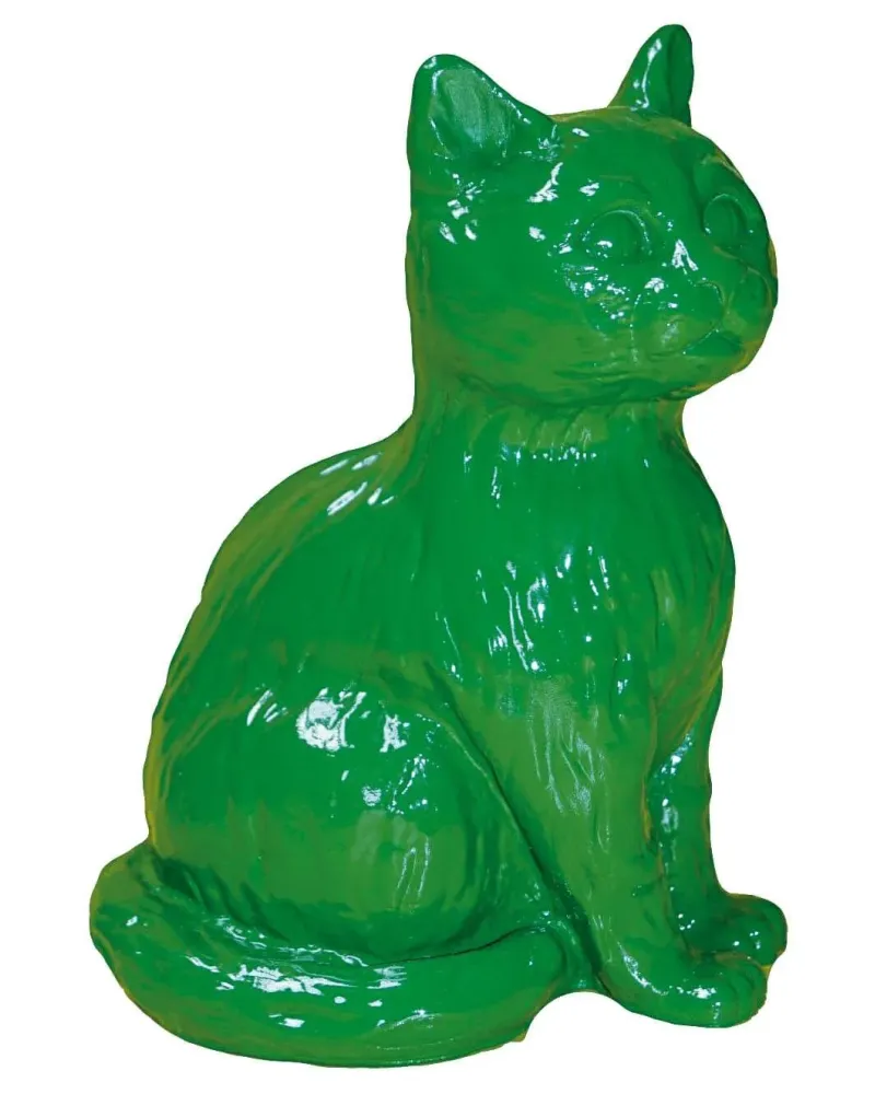 Petit Chat Personnalisable En Resine Le Cadeau Ideal Couleur Vert Ral 6018 Deco Et Artisanat Petit Chat Personnalisable En Resine Le Cadeau Ideal Couleur Vert Ral 6018 Deco Et Artisanat