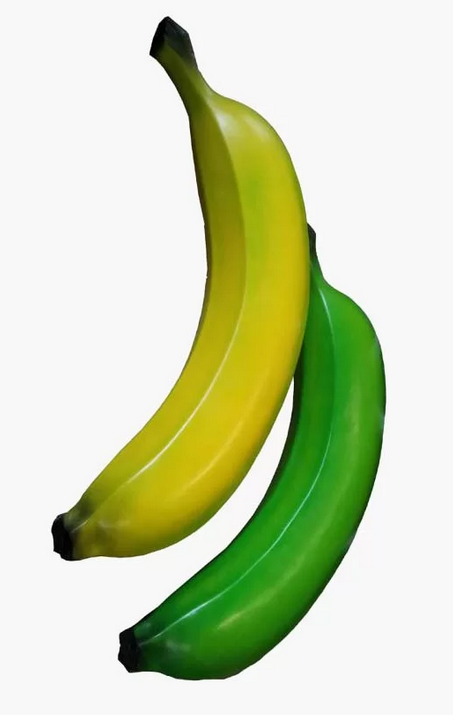 Banane en résine, taille XXL - Déco et Artisanat
