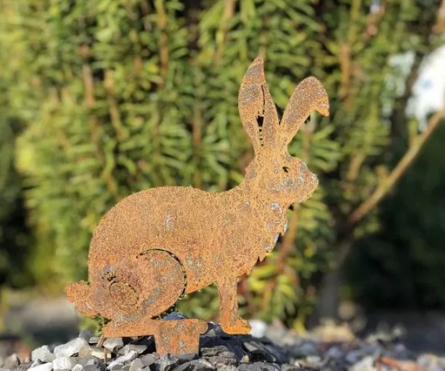 Lapin en métal - Déco et Artisanat