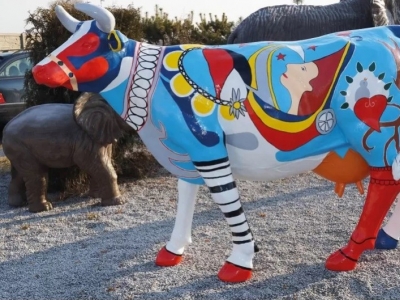 Les vaches en résine Déco et Artisanat