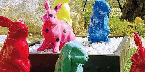 The resin animals
